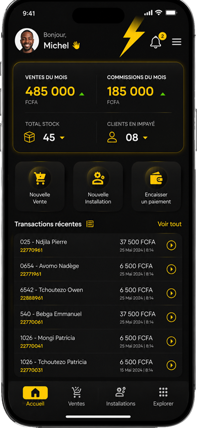 Application mobile SunLand